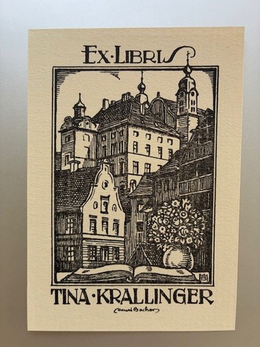 Libris alsace henri bacher - ex-libris, alsace,