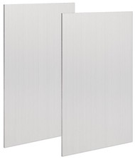 Lot de 2 tôles d'aluminium