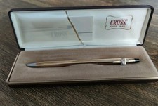 Cross Irlandais Rare Vintage Stylo Bille Doré Publicitaire Heuliez Bus 