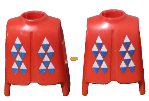 Playmobil torses corps - playmobil, x2