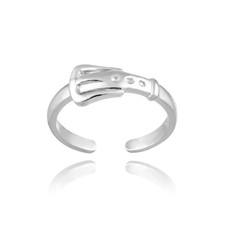 Bague serre pied argent - en,