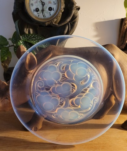 Lalique assiette opalescente - r.lalique,