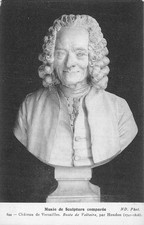 78-VERSAILLES MUSEE DE SCULPTURE COMPAREE BUSTE DE VOLTAIRE-N�T5006-A/0303