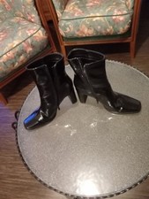 Bottines vernis noir P39
