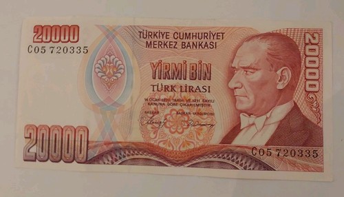 Billet turquie 000 lirasi - billet, 20