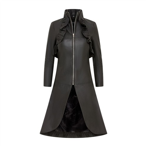 Infinity leather manteau - leather,