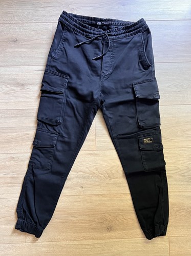 Pantalon cargo homme noir zara - homme,