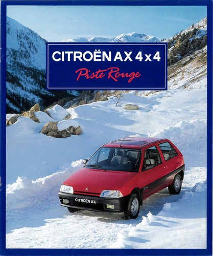 Catalogue brochure citroën - brochure, ax