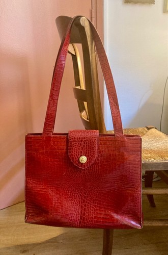 Sac rouge vintage didier - sac,