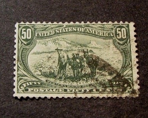 Stamp scott 291 western - us,