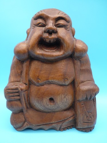 Bouddha bois sculpté - bouddha,