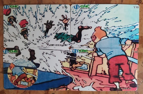 Telecartes tintin puzzle - telecartes,