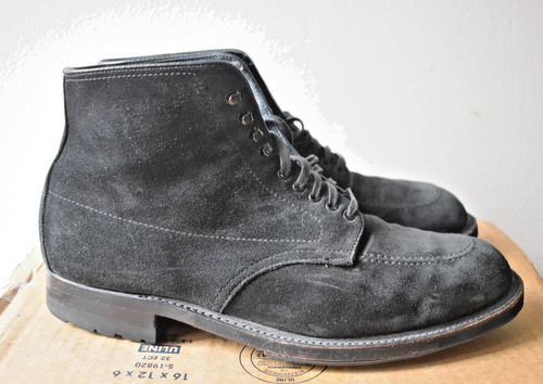 Alden 86983hc black - alden, suede