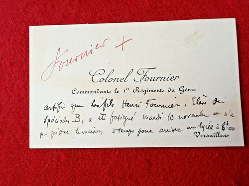 Cx35 carte autographe - cx35-carte, j.-a