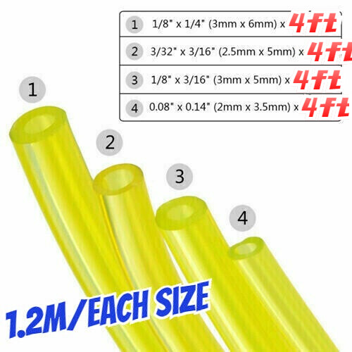 4pcs tailles carburant ligne - 4,