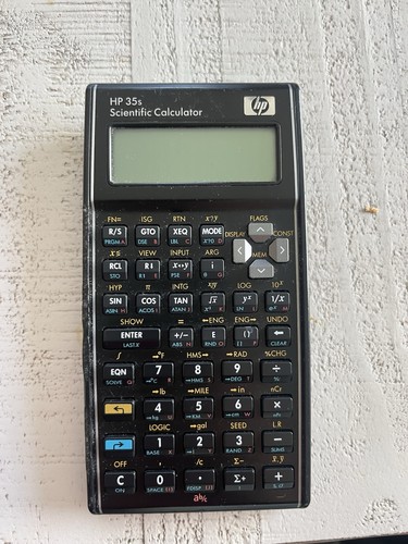 Hewlett packard 35s - packard,