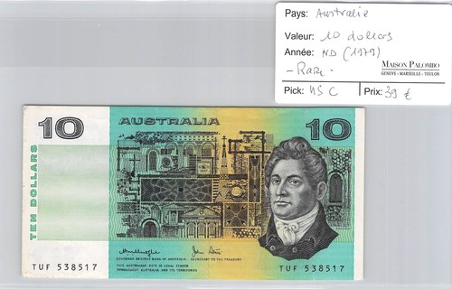 Billet australie 10 dollars - -,
