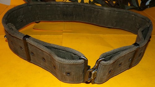 Ceinturon tissu kaki - en,