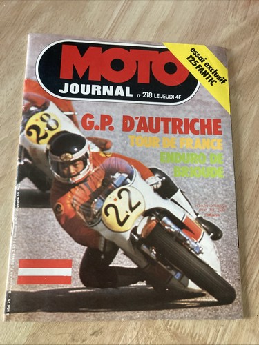 Moto journal 1975 218 fantic - moto,