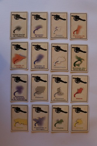 Une des cartes pour - des, jeu