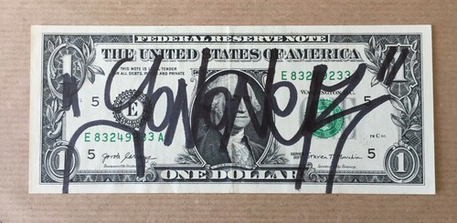 Jonone one dollar bill - -,