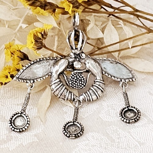 Pendentif broche crétois - pendentif,