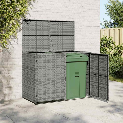Abris poubelle double - poubelle,