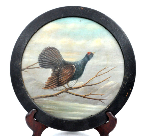 Ancienne peinture sur bois