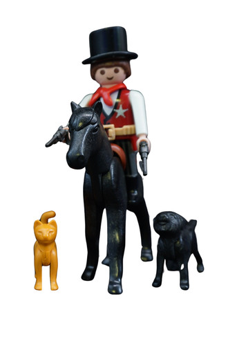 Playmobil cowboy cheval - playmobil,