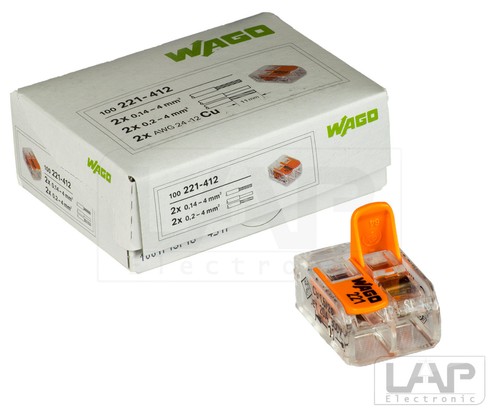 Wago 221 412 confiture bornes - wago,
