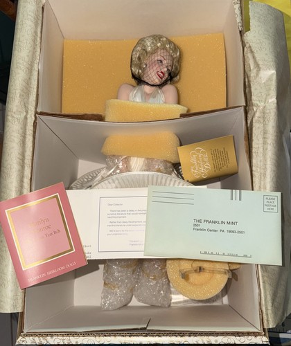 Nib rare franklin mint marilyn - rare,