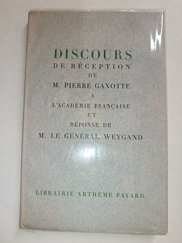 Academie francaise discours - academie,