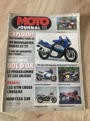 Moto journal 667 1984 - moto,