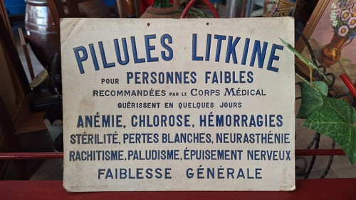 Ancien panneau publicitaire - ancien,