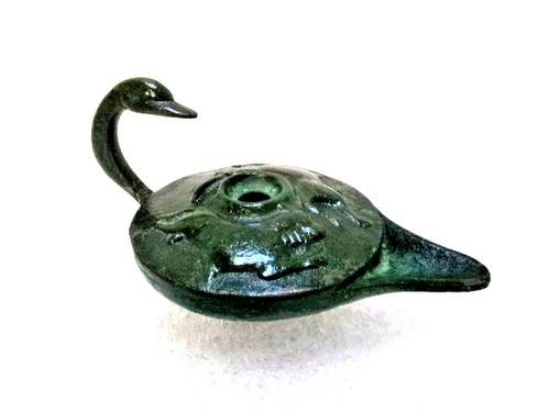Lampe huile bronze - lampe,
