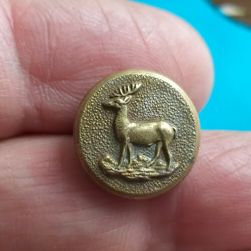 Ancien bouton venerie - ancien,