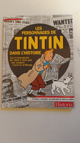 Les personnages tintin - de, dans