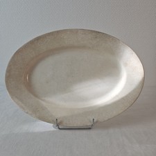 Plat ovale faïence ancienne - plat,