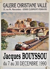 Affiche JACQUES BOUYSSOU 1990