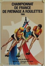 Affiche PATINAGE A ROULETTES