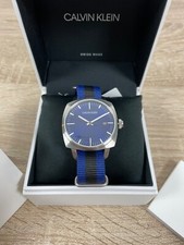 Calvin Klein Quartz Blue Dial Men's Watch Montre pour Homme K9N111UN
