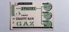Buvard vintage Chauffe Bain à GAZ