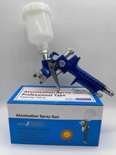 Pistolet Aérographe Peinture Professionnelle 1.0mm Gun HVLP 125ml 50-70 PSI AWE