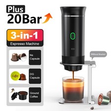 Machine à Café Expresso Electrique Portable sans Fil pour Poudre et Capsules