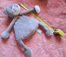 Peluche NOUNOURS trapézoïdal à suspendre - H total du nounours 40cm TBE