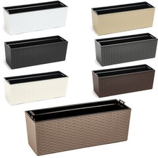 Jardinière de balcon avec bac