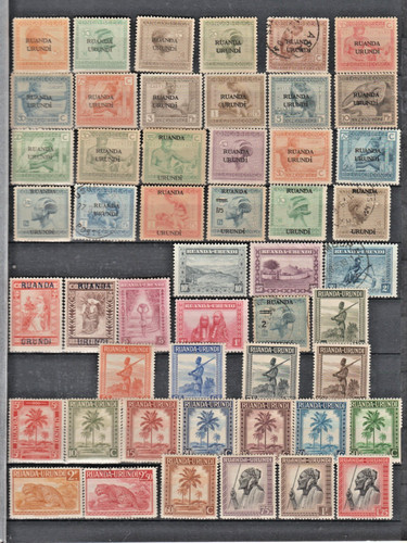 Ref 916 timbres ruanda urundi - ref.916-timbres,