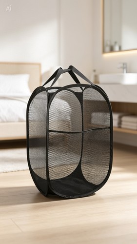 Panier linge sale pliable - sale,