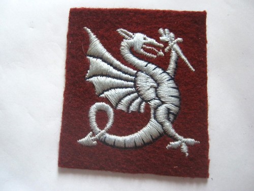 Ancien ecusson tissu commando - ancien,