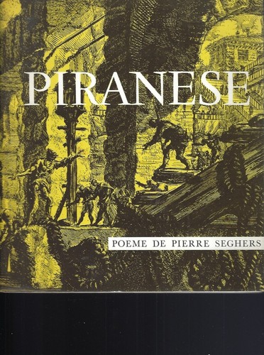 Pierre seghers piranese - pierre, e.o